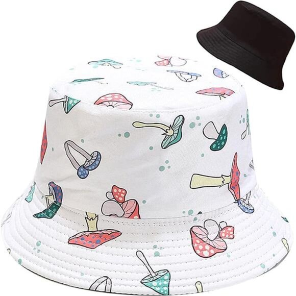 Cute Bucket Hat Reversible Double-Side-Wear 014 - Picture 1 of 6